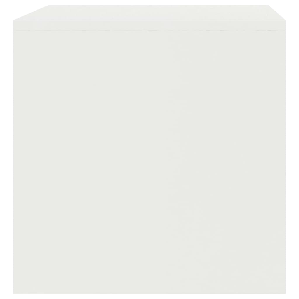 Έπιπλο Τηλεόρασης Λευκό 80 x 40 x 40 εκ. από Επεξ. Ξύλο