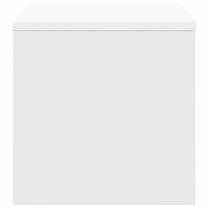 Κομοδίνα 2 τεμ. Λευκά 40 x 30 x 30 εκ. από Επεξ. Ξύλο - Pakobazaar