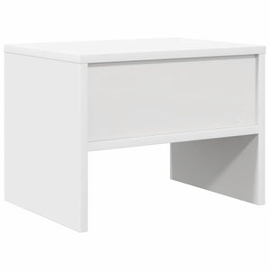 Κομοδίνα 2 τεμ. Λευκά 40 x 30 x 30 εκ. από Επεξ. Ξύλο - Pakobazaar