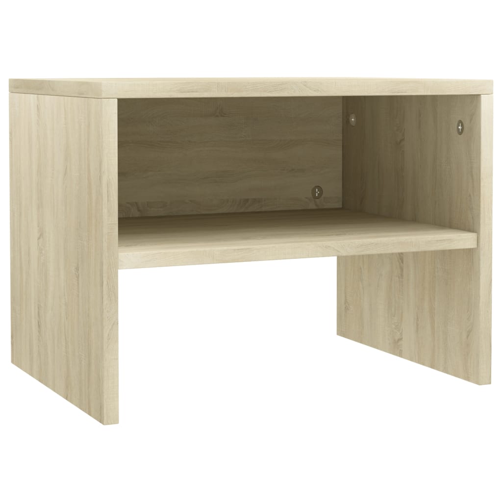 Κομοδίνα 2 τεμ. Sonoma Δρυς 40 x 30 x 30 εκ. από Επεξ. Ξύλο - Pakobazaar