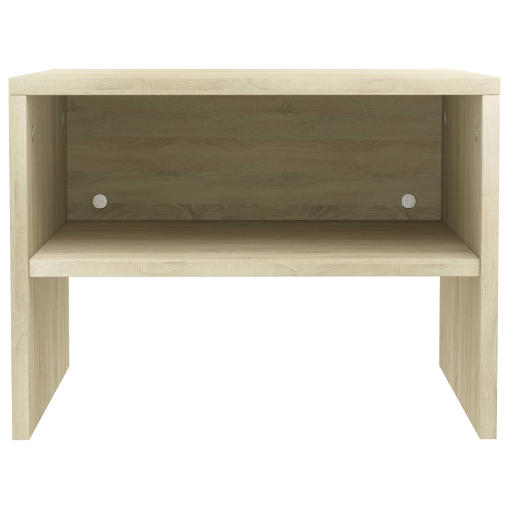 Κομοδίνα 2 τεμ. Sonoma Δρυς 40 x 30 x 30 εκ. από Επεξ. Ξύλο - Pakobazaar