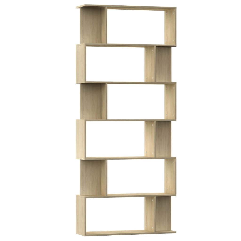 Βιβλιοθήκη/Διαχωριστικό Sonoma Δρυς 80x24x192 εκ. Επεξ. Ξύλο