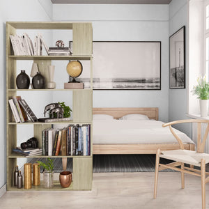 Βιβλιοθήκη/Διαχωριστικό Sonoma Δρυς 80x24x159 εκ. Επεξ. Ξύλο
