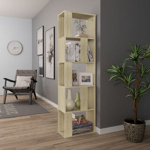 Βιβλιοθήκη/Διαχωριστικό Sonoma Δρυς 45x24x159 εκ. Επεξ. Ξύλο