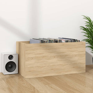 Έπιπλο Δίσκων Βινυλίου Sonoma Δρυς 71x34x36 εκ. Επεξεργ. Ξύλο - Pakobazaar