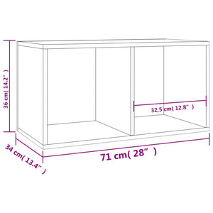 Έπιπλο Δίσκων Βινυλίου Sonoma Δρυς 71x34x36 εκ. Επεξεργ. Ξύλο - Pakobazaar