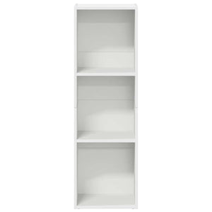 Βιβλιοθήκη/Έπιπλο Τηλεόρασης Λευκό 36x30x114 εκ. Επεξ. Ξύλο