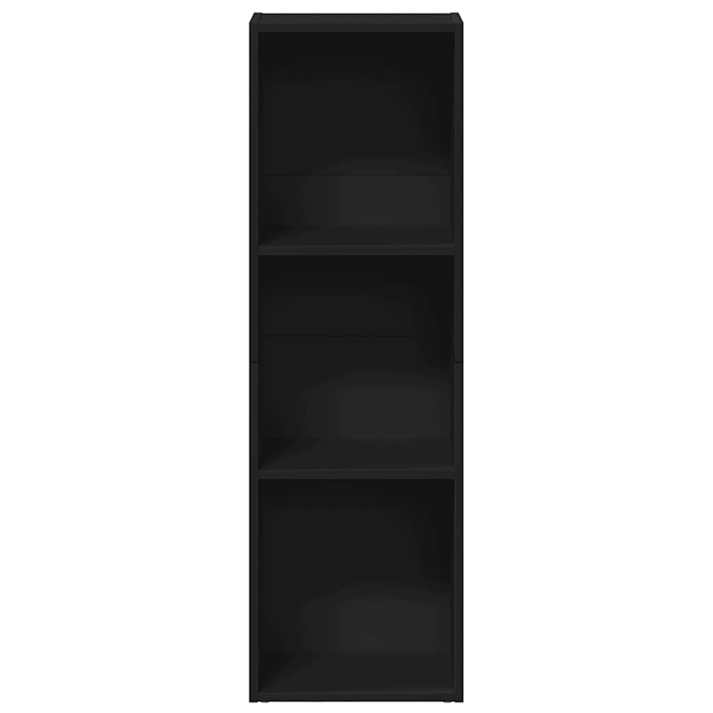 Βιβλιοθήκη/Έπιπλο Τηλεόρασης Μαύρο 36x30x114 εκ. Μοριοσανίδα - Pakobazaar