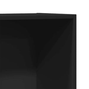 Βιβλιοθήκη/Έπιπλο Τηλεόρασης Μαύρο 36x30x114 εκ. Μοριοσανίδα - Pakobazaar