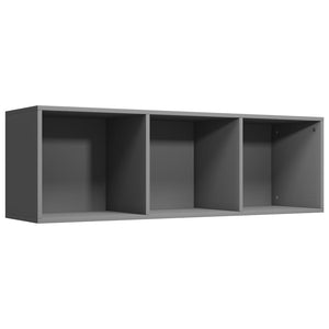 Βιβλιοθήκη/Έπιπλο Τηλεόρασης Γκρι 36x30x114 εκ. Μοριοσανίδα