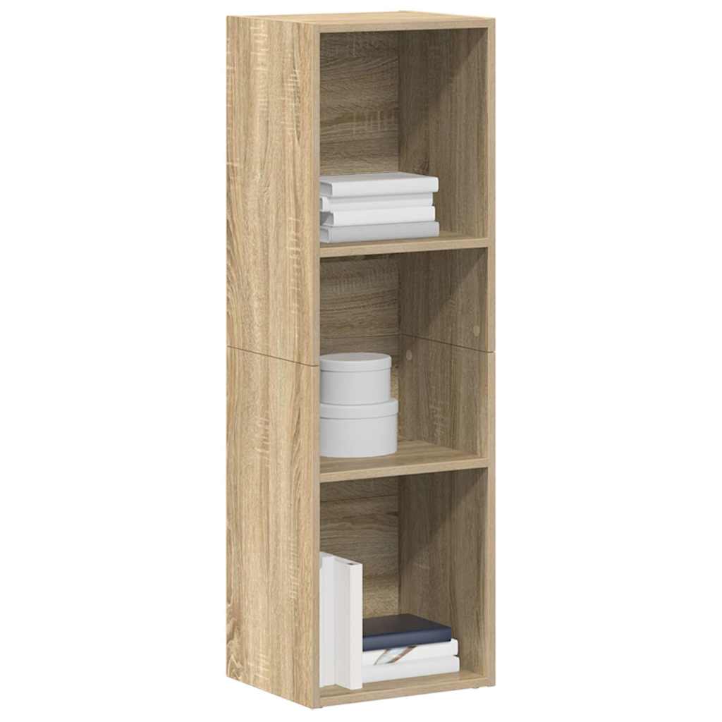 Βιβλιοθήκη/Έπιπλο TV Sonoma Δρυς 36x30x114 εκ. από Μοριοσανίδα