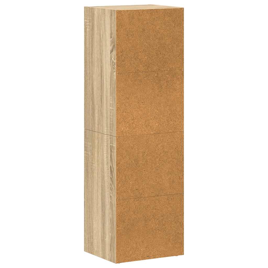 Βιβλιοθήκη/Έπιπλο TV Sonoma Δρυς 36x30x114 εκ. από Μοριοσανίδα