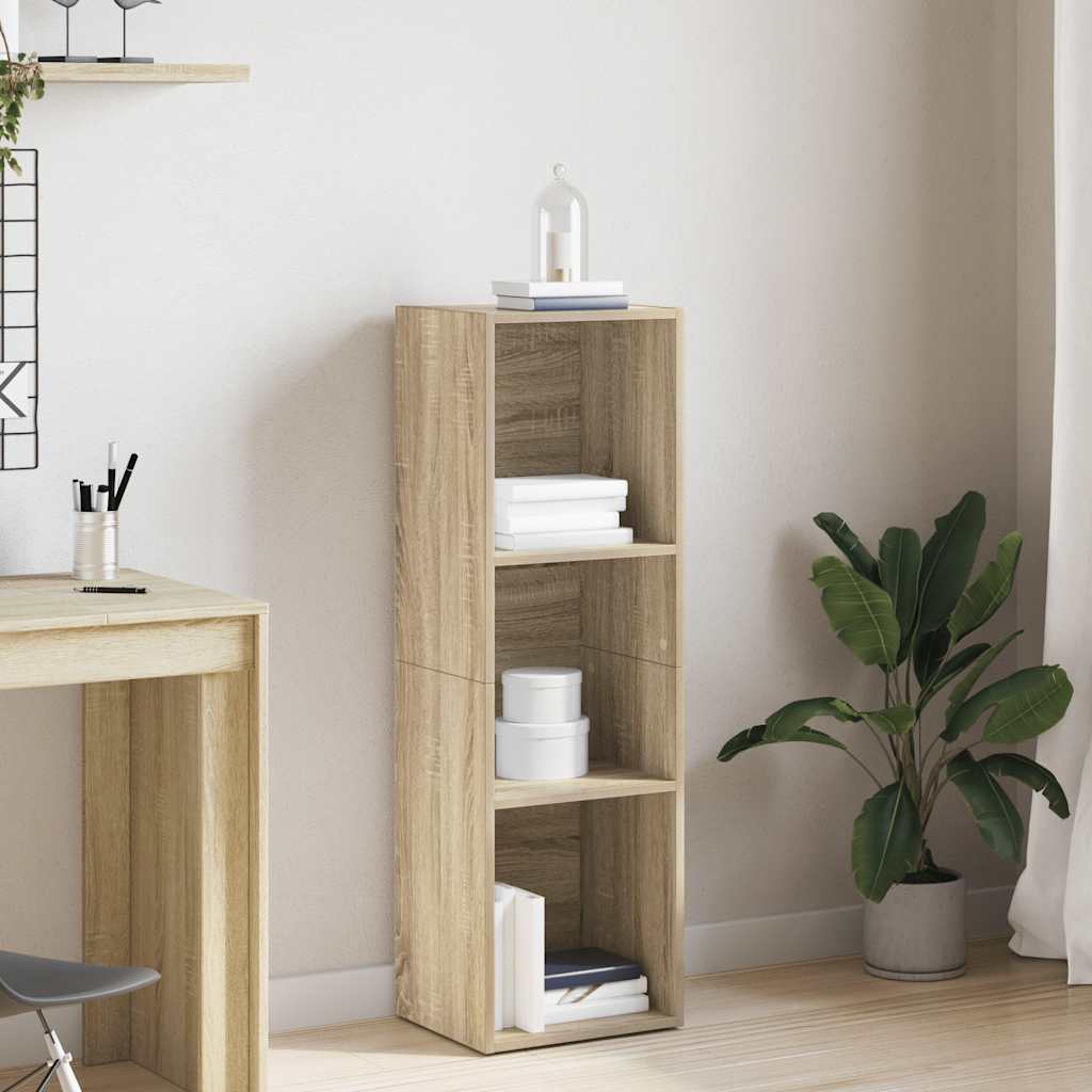Βιβλιοθήκη/Έπιπλο TV Sonoma Δρυς 36x30x114 εκ. από Μοριοσανίδα