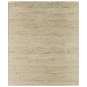 Βιβλιοθήκη/Έπιπλο TV Λευκό/Sonoma Δρυς 36x30x114 εκ Επεξ. Ξύλο