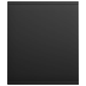 Βιβλιοθήκη/Έπιπλο Τηλεόρασης Μαύρο 36x30x143 εκ. Επεξ. Ξύλο
