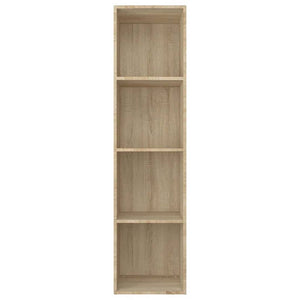Βιβλιοθήκη/Έπιπλο TV Sonoma Δρυς 36x30x143 εκ. από Επεξ. Ξύλο - Pakobazaar