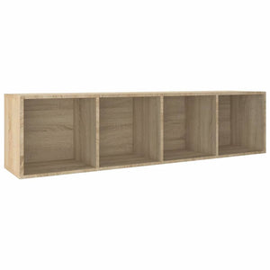 Βιβλιοθήκη/Έπιπλο TV Sonoma Δρυς 36x30x143 εκ. από Επεξ. Ξύλο - Pakobazaar