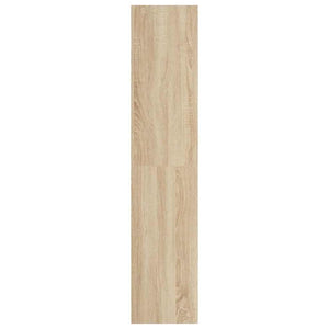 Βιβλιοθήκη/Έπιπλο TV Sonoma Δρυς 36x30x143 εκ. από Επεξ. Ξύλο - Pakobazaar