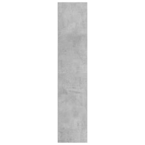 Βιβλιοθήκη/Έπιπλο TV Γκρι Σκυροδέματος 36x30x143 εκ Επεξ. Ξύλο