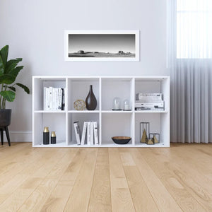 Ραφιέρα/Βιβλιοθήκη Λευκή 66 x 30 x 130 εκ. από Επεξ. Ξύλο - Pakobazaar