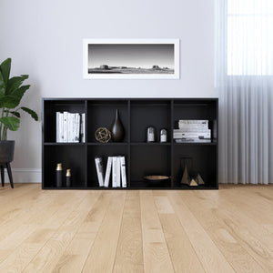 Ραφιέρα/Βιβλιοθήκη Μαύρη 66 x 30 x 130 εκ. από Επεξ. Ξύλο