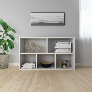 Ραφιέρα / Βιβλιοθήκη Λευκή 50 x 25 x 80 εκ. από Επεξ. Ξύλο