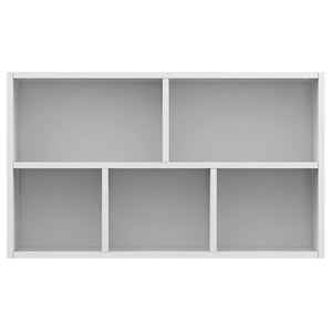 Ραφιέρα / Βιβλιοθήκη Λευκή 50 x 25 x 80 εκ. από Επεξ. Ξύλο
