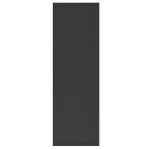 Ραφιέρα / Βιβλιοθήκη Μαύρη 50 x 25 x 80 εκ. από Επεξ. Ξύλο