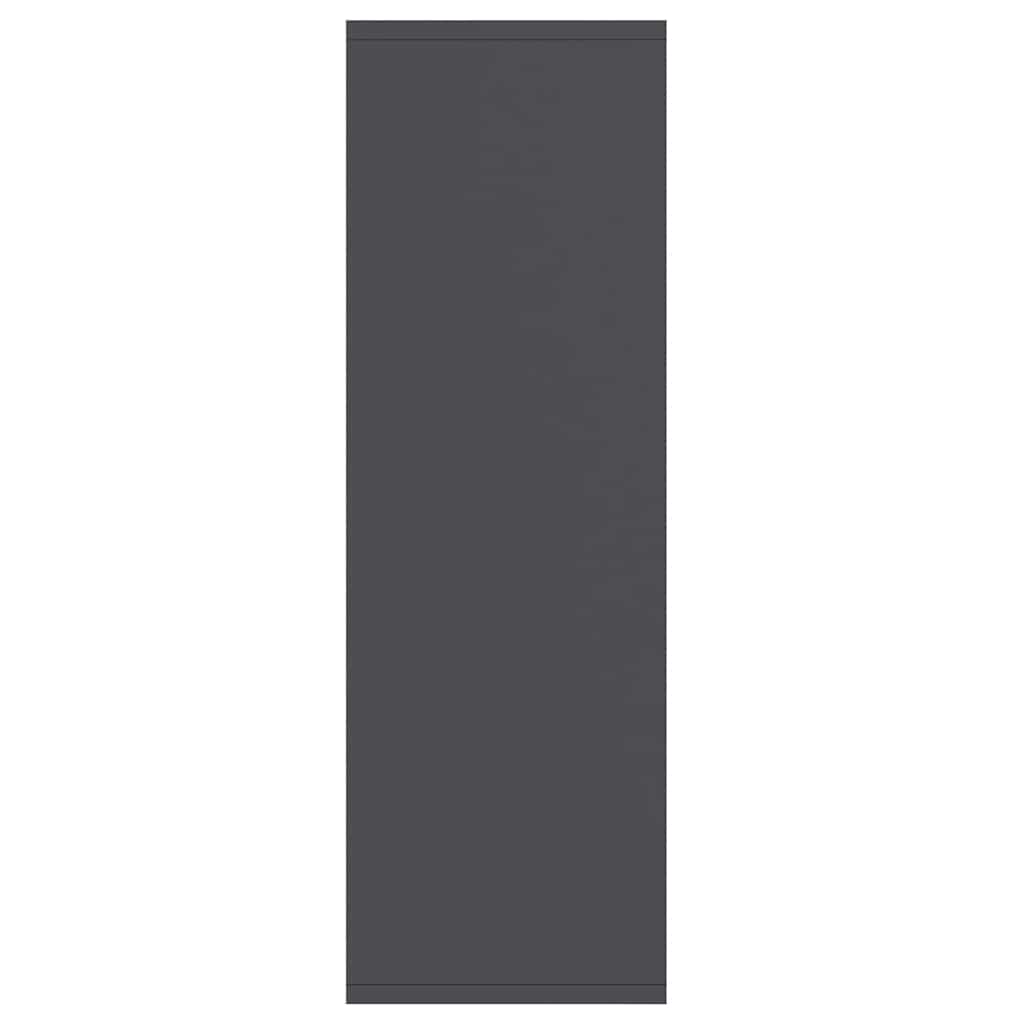 Ραφιέρα / Βιβλιοθήκη Γκρι 50 x 25 x 80 εκ. από Μοριοσανίδα