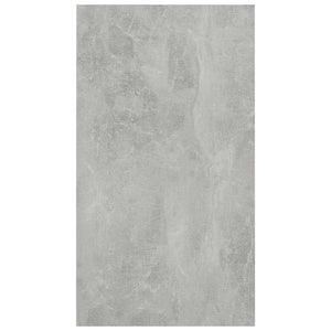 Ραφιέρα/Βιβλιοθήκη Γκρι Σκυροδέματος 50x25x80 εκ. Επεξ. Ξύλο