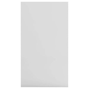 Ραφιέρα / Βιβλιοθήκη Γυαλιστερό Λευκό 50x25x80 εκ. Επεξ. Ξύλο