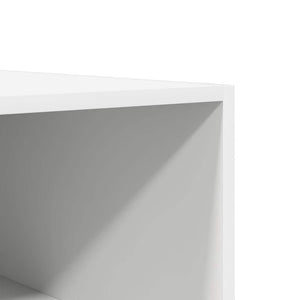 Ντουλάπα Λευκή 100 x 50 x 200 εκ. από Επεξ. Ξύλο