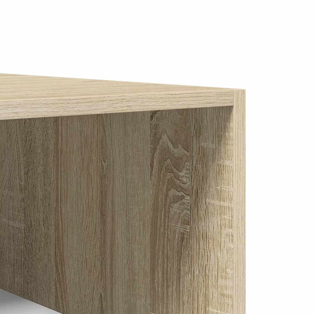 Ντουλάπα Λευκή / Sonoma Δρυς 100 x 50 x 200 εκ. από Μοριοσανίδα
