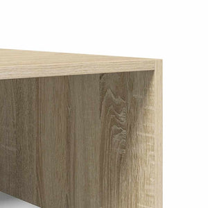 Ντουλάπα Λευκή / Sonoma Δρυς 100 x 50 x 200 εκ. από Μοριοσανίδα