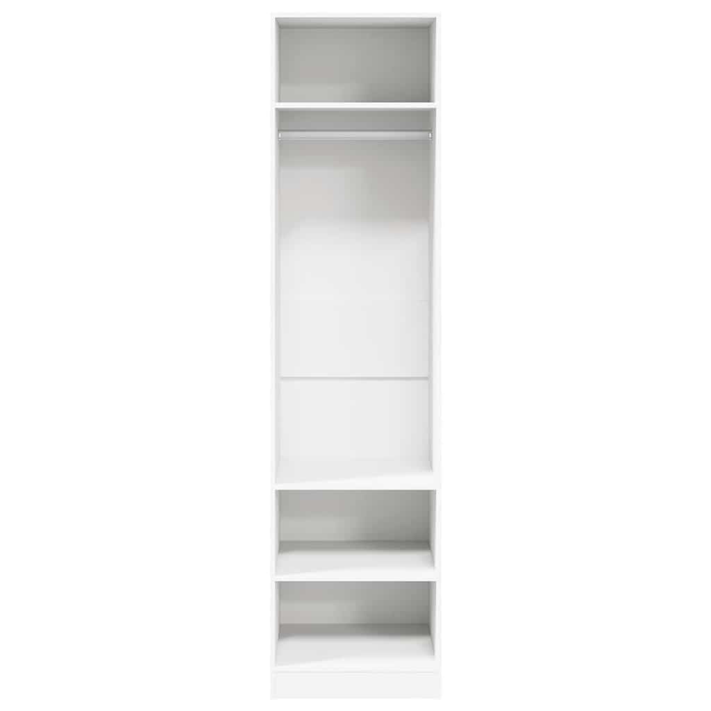 Ντουλάπα Λευκή 50 x 50 x 200 εκ. από Επεξ. Ξύλο - Pakobazaar