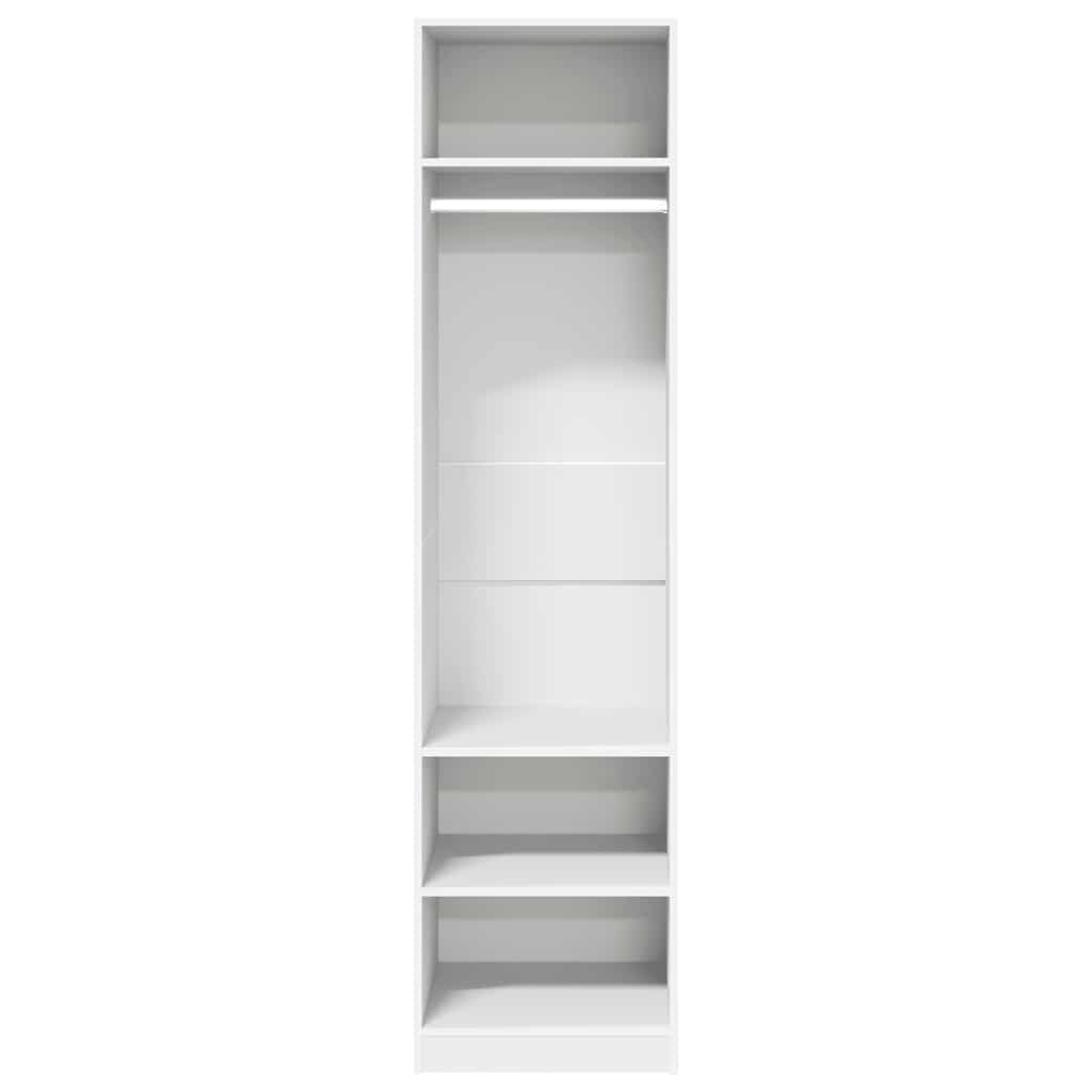 Ντουλάπα Λευκή 50 x 50 x 200 εκ. από Επεξ. Ξύλο - Pakobazaar