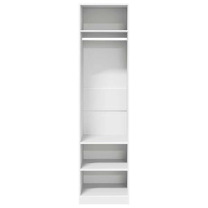 Ντουλάπα Λευκή 50 x 50 x 200 εκ. από Επεξ. Ξύλο - Pakobazaar