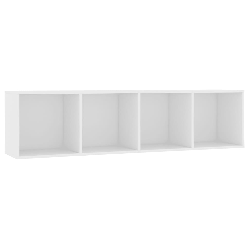 Βιβλιοθήκη/Έπιπλο Τηλεόρασης Λευκό 143 x 30 x 36 εκ.