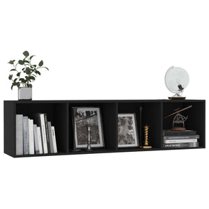 Βιβλιοθήκη/Έπιπλο Τηλεόρασης Μαύρο 143 x 30 x 36 εκ. - Pakobazaar