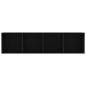 Βιβλιοθήκη/Έπιπλο Τηλεόρασης Μαύρο 143 x 30 x 36 εκ. - Pakobazaar