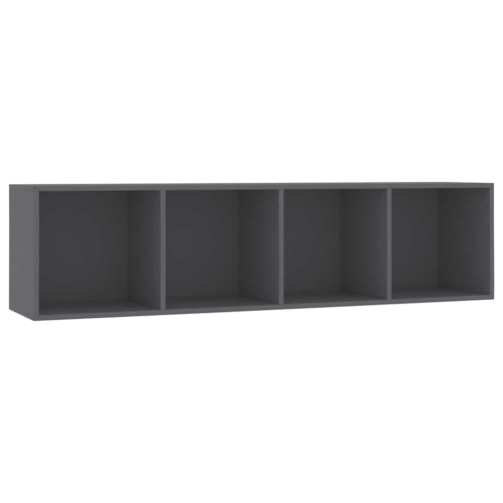 Βιβλιοθήκη/Έπιπλο Τηλεόρασης Γκρι 143 x 30 x 36 εκ.