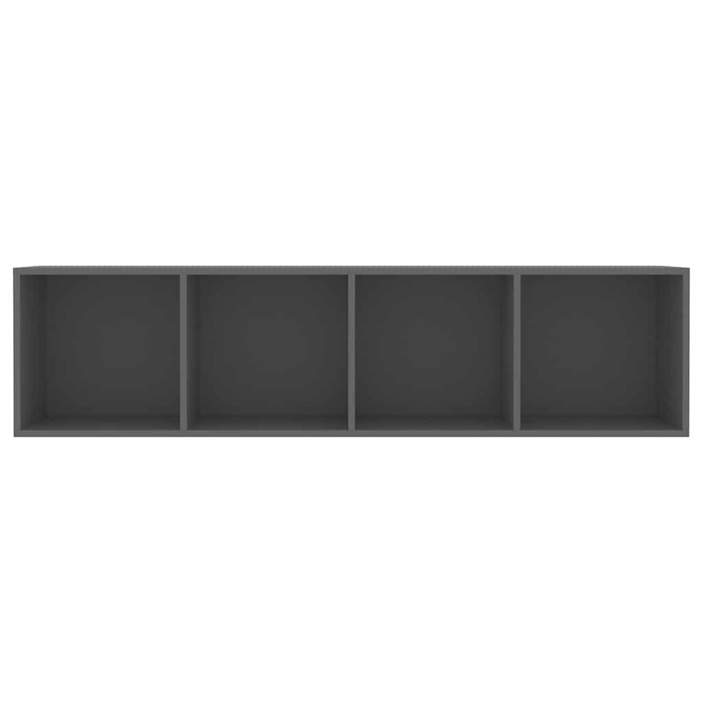 Βιβλιοθήκη/Έπιπλο Τηλεόρασης Γκρι 143 x 30 x 36 εκ.