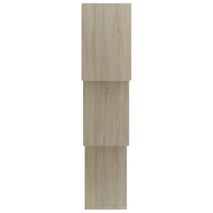 Ράφια Κύβοι Τοίχου Χρώμα Sonoma Δρυς 68x15x68 εκ. Επεξ. Ξύλο