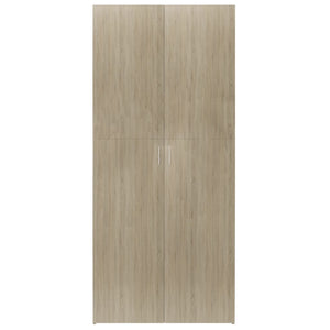 Παπουτσοθήκη Sonoma Δρυς 80 x 35,5 x 180 εκ. από Επεξ. Ξύλο - Pakobazaar