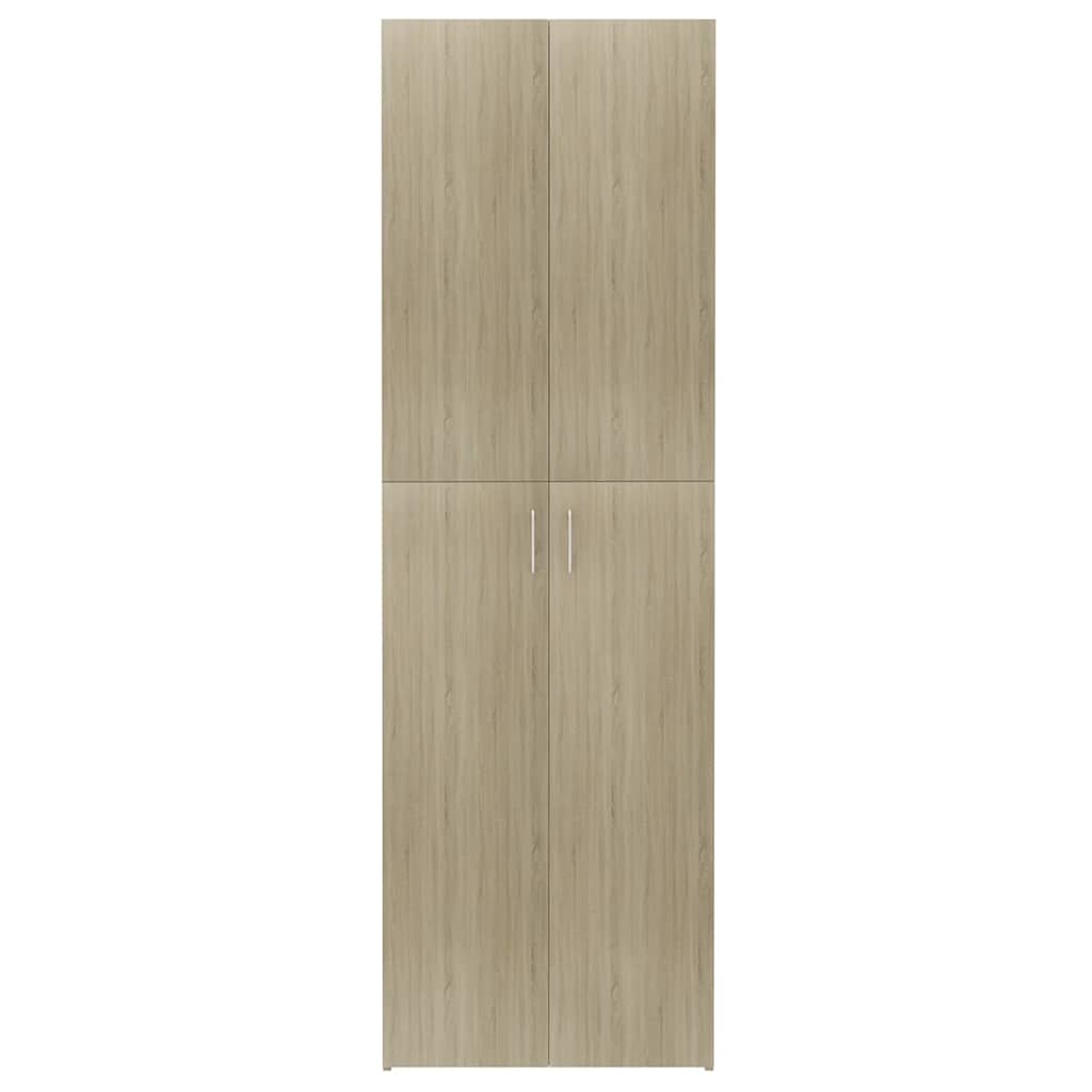Ντουλάπα Γραφείου Sonoma Δρυς 60 x 32 x 190 εκ. από Επεξ. Ξύλο
