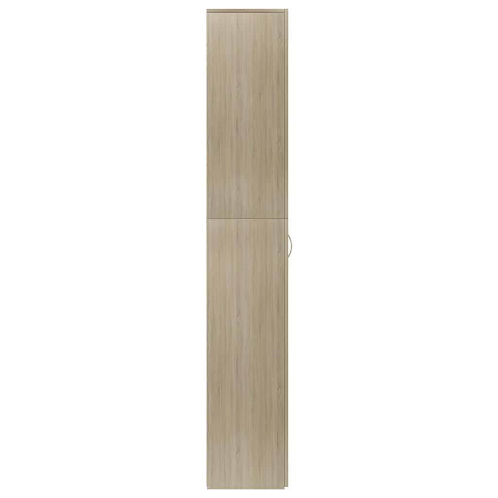 Ντουλάπα Γραφείου Sonoma Δρυς 60 x 32 x 190 εκ. από Επεξ. Ξύλο