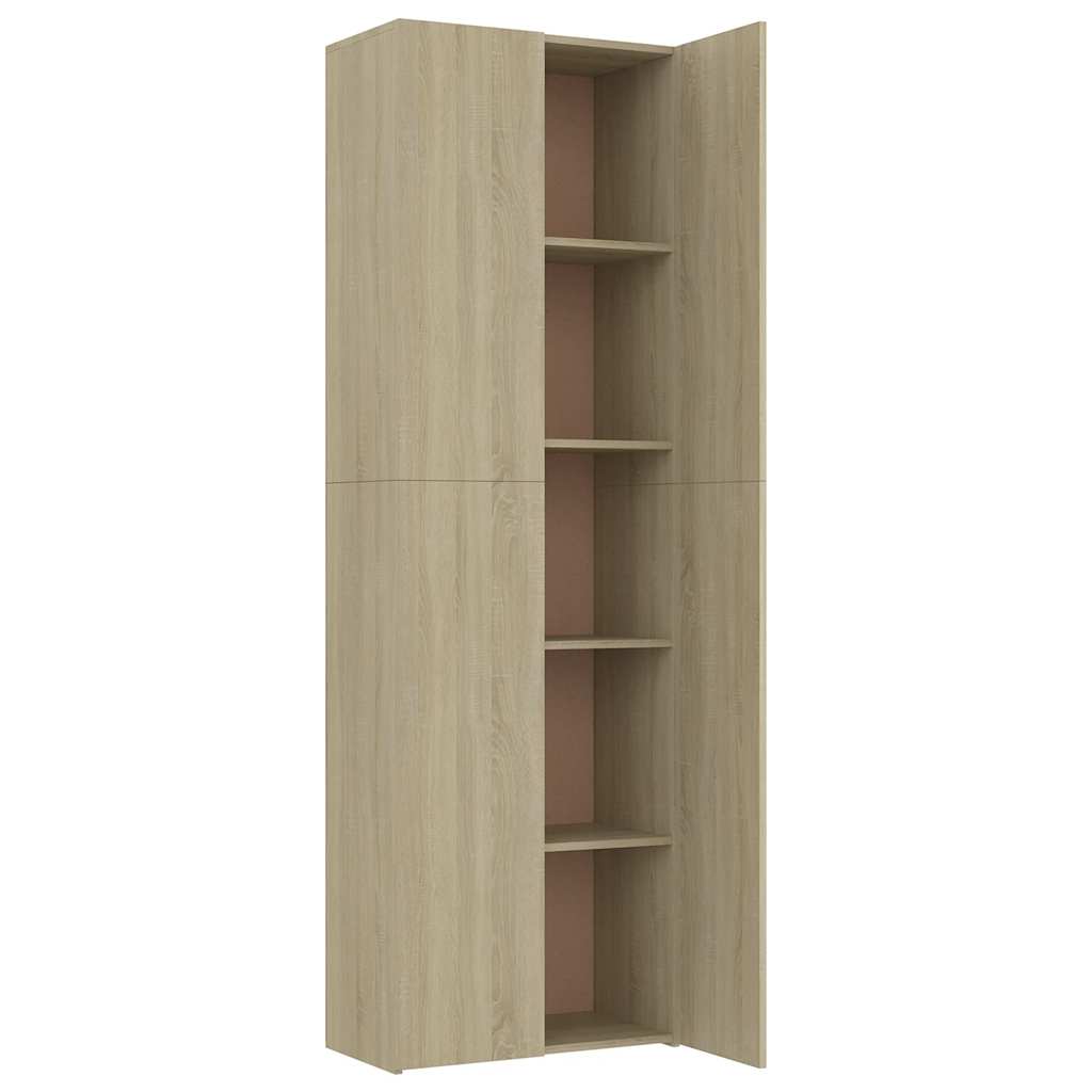 Ντουλάπα Γραφείου Sonoma Δρυς 60 x 32 x 190 εκ. από Επεξ. Ξύλο