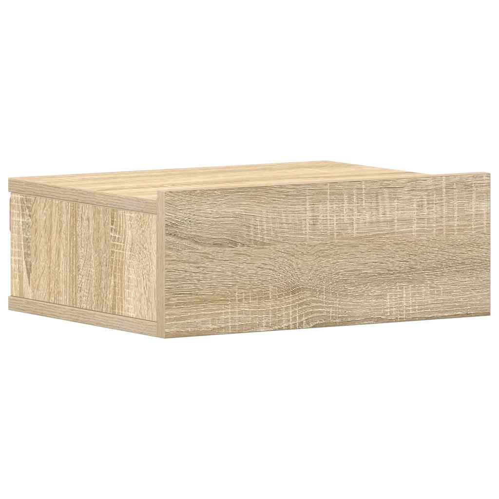 Κομοδίνο Κρεμαστό Sonoma Δρυς 40x30x15 εκ. από Επεξ. Ξύλο