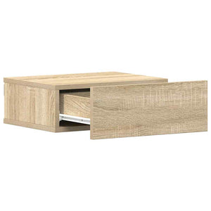 Κομοδίνο Κρεμαστό Sonoma Δρυς 40x30x15 εκ. από Επεξ. Ξύλο