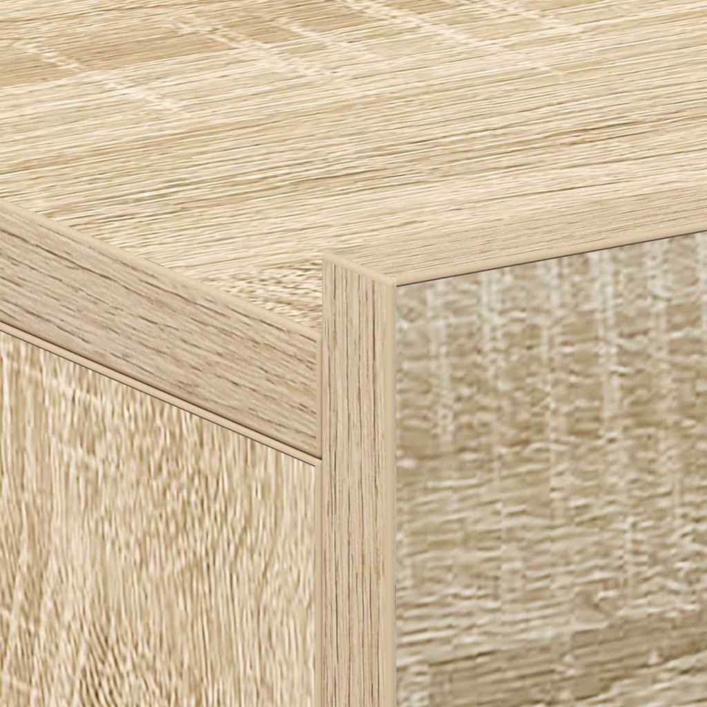 Κομοδίνο Κρεμαστό Sonoma Δρυς 40x30x15 εκ. από Επεξ. Ξύλο